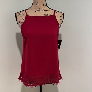 iZ Byer size small Lace-Hem Camisole Tank Top